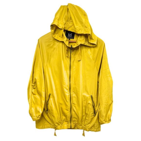 Zara | TRF Yellow Sporty Windbreaker Jacket Size XS - Picture 1 of 16
